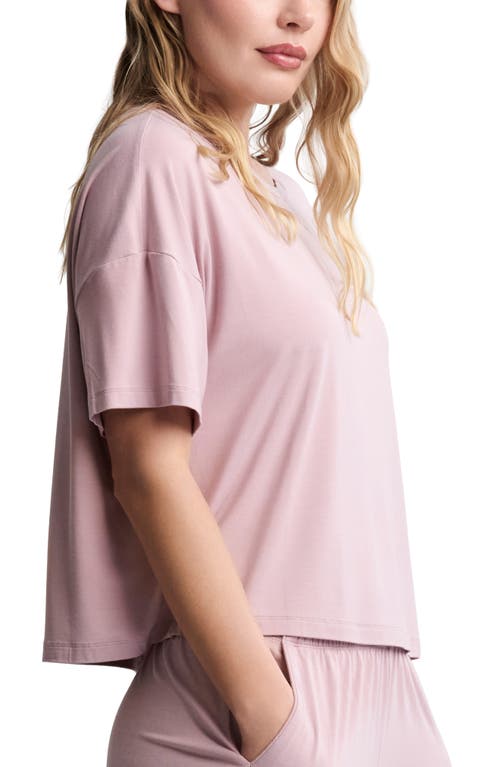 Barefoot Dreams Boxy Jersey T-shirt In Pink