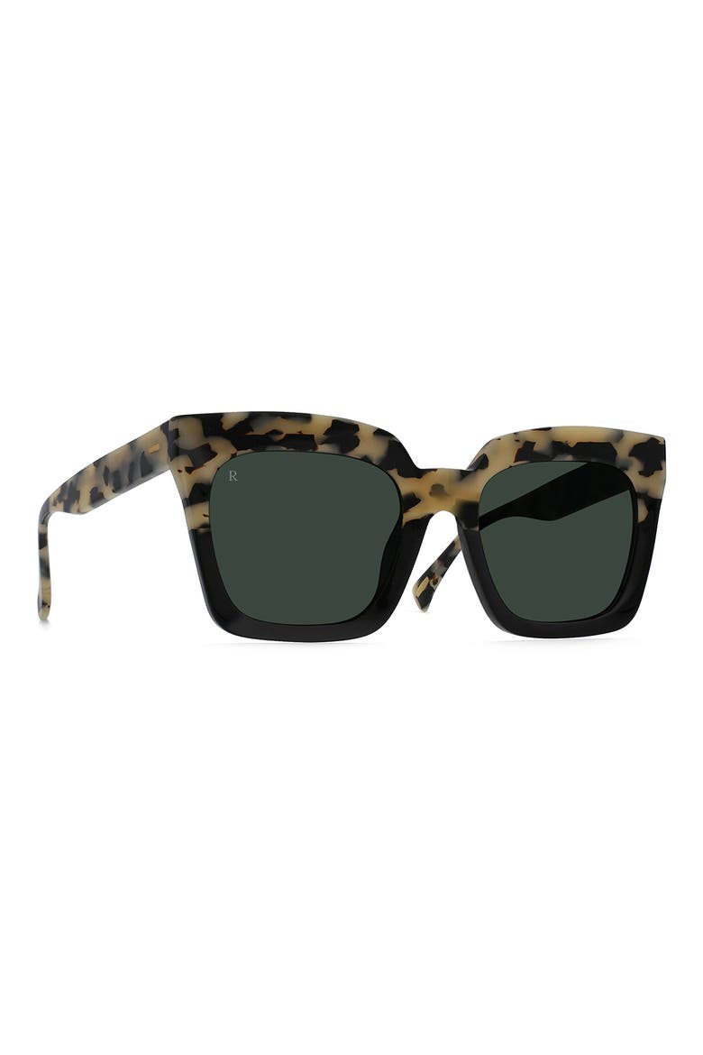 Vine 54mm Square Sunglasses, Alternate, color, CHAI/ GREEN