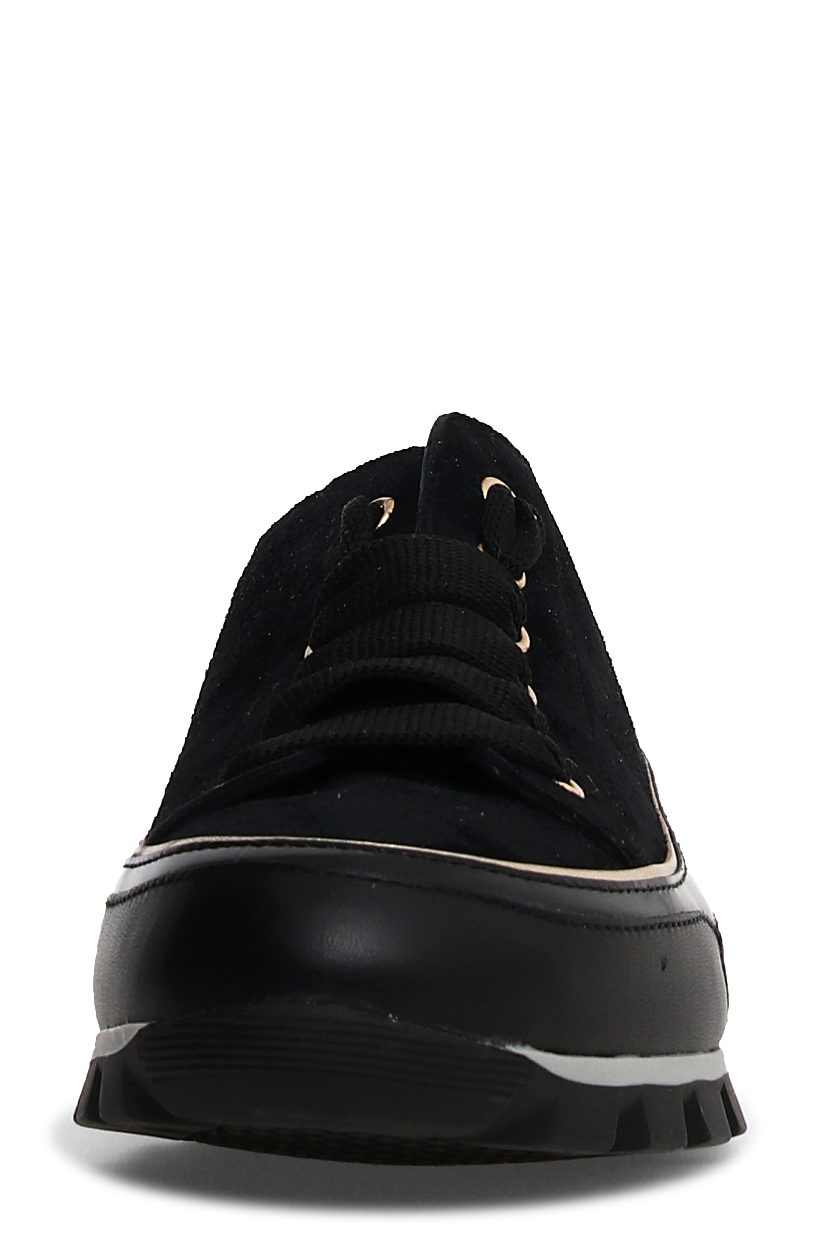 Candice Cooper Janis Strip Sneaker, Alternate, color, Black