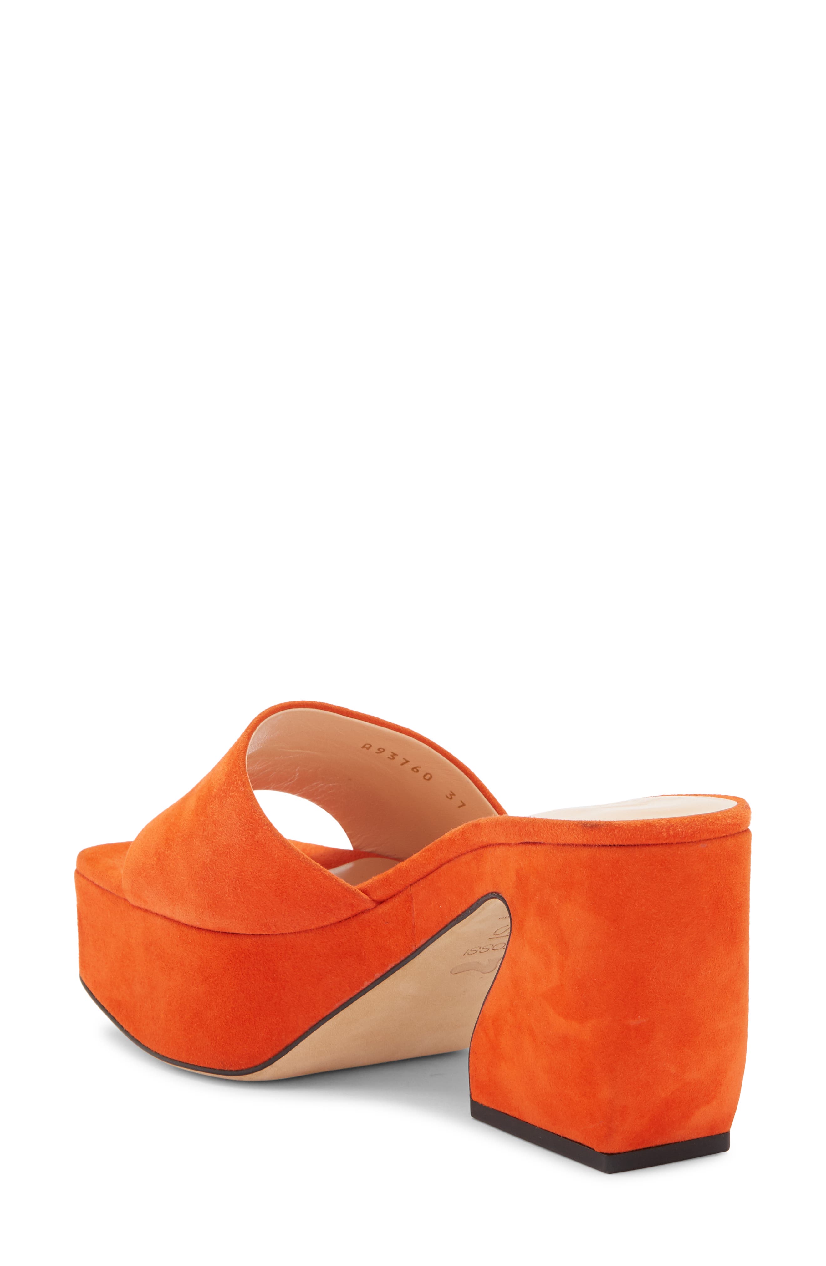Sergio Rossi Platform Slide Sandal, Alternate, color, 