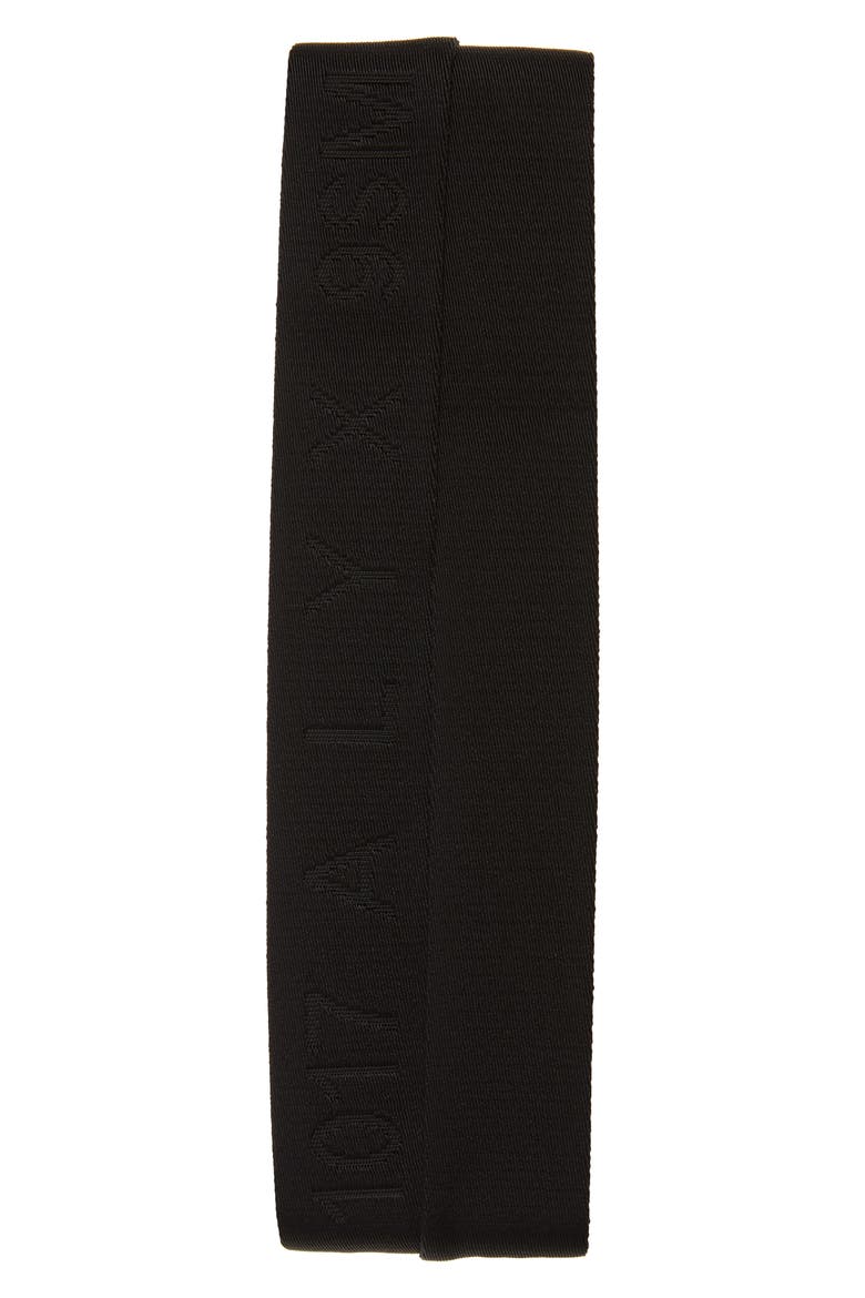 Logo Jacquard Roller Coaster Belt, Alternate, color, BLACK