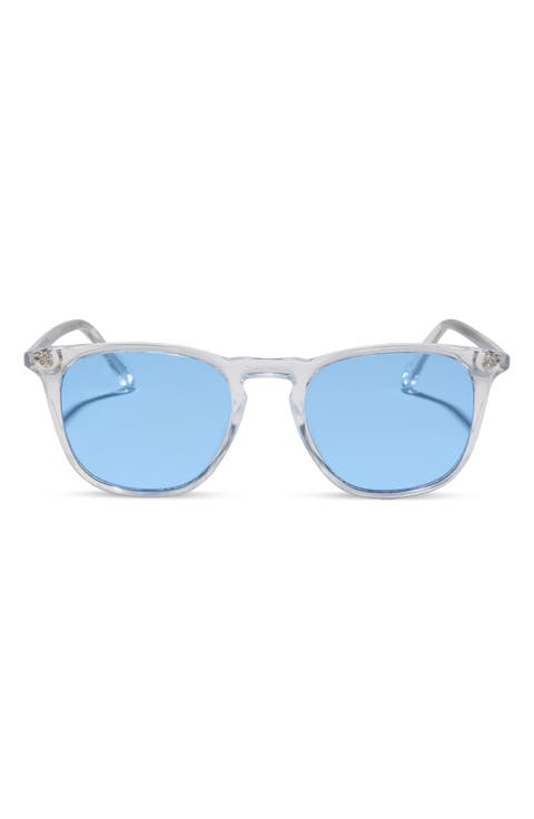 Brody XL Clear Frame Square Sunglasses