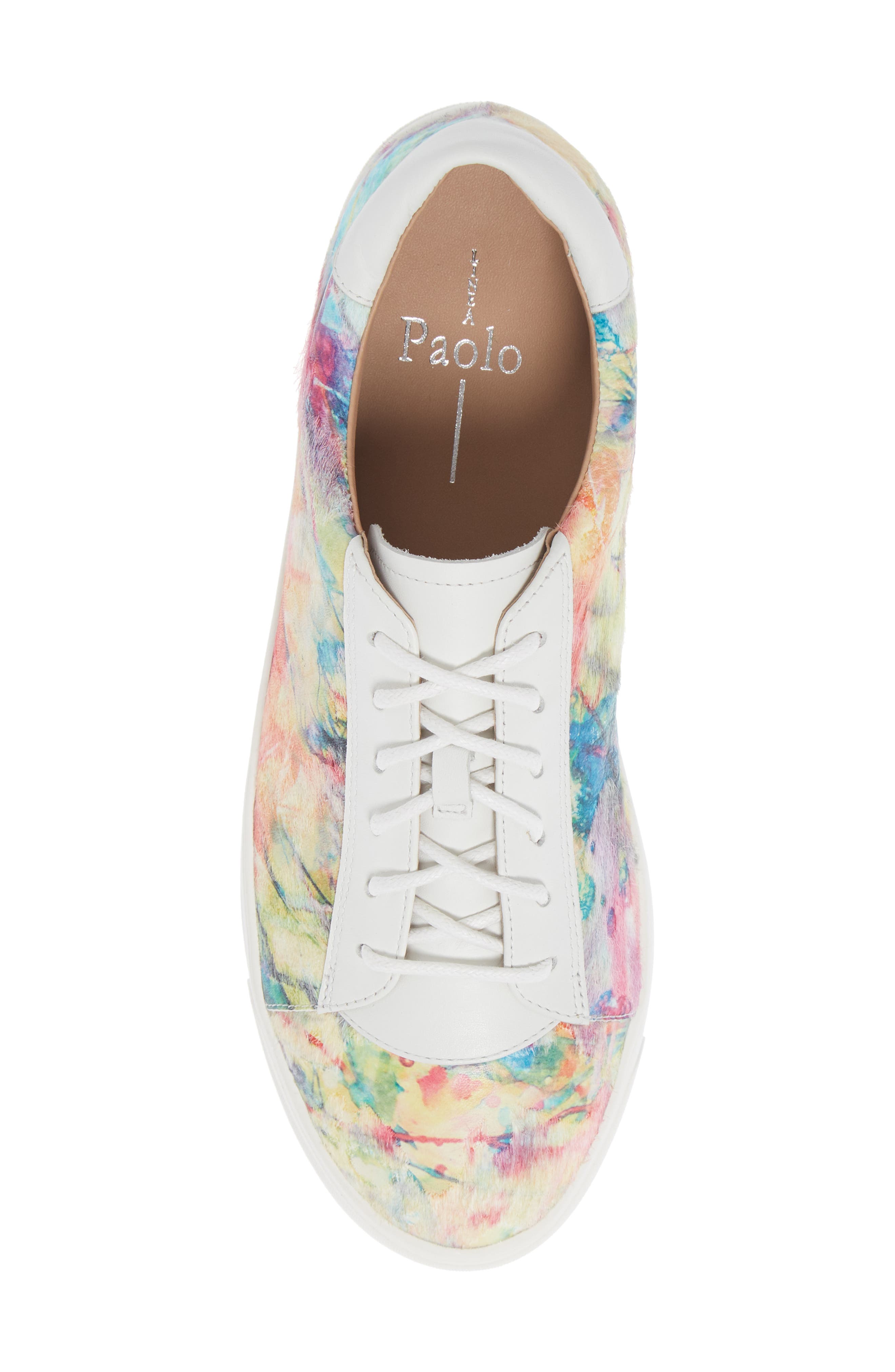 Linea Paolo Kaia Genuine Calf Hair Sneaker, Alternate, color, Multi Print Calf Hair/ Leather