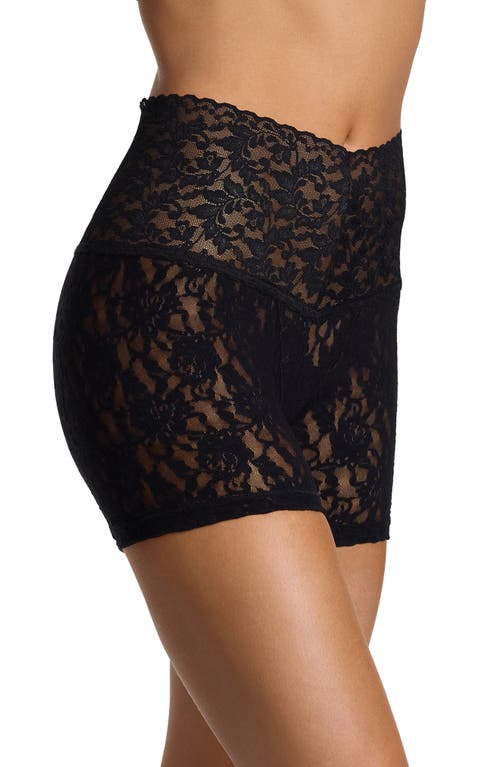 Hanky Panky Retro Lace Boxer Briefs In Black