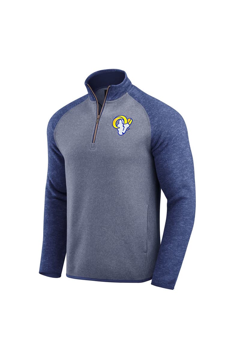 Darius Rucker Collection by Fanatics Men's Darius Rucker Collection by Fanatics Blue Los Angeles Rams Tonal Quarter-Zip Jacket, Main, color, Blue