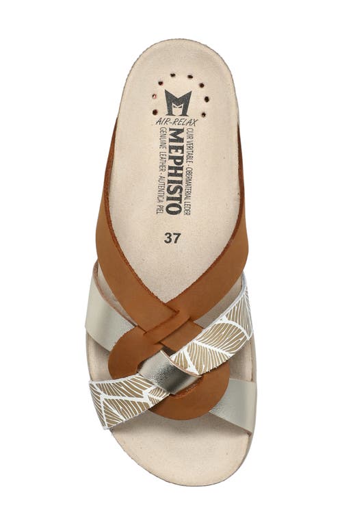Mephisto Halix Sandal In Camel Panama