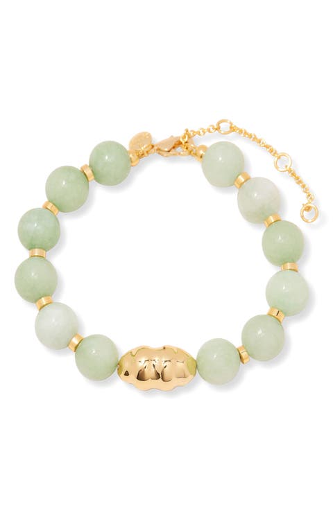 Cora Beaded Jade Bracelet