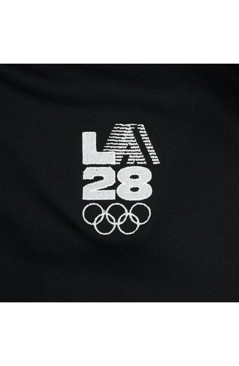 Nike Men's Nike Black LA28 Summer Olympics Retro Coach Performance Polo, Alternate, color, Black