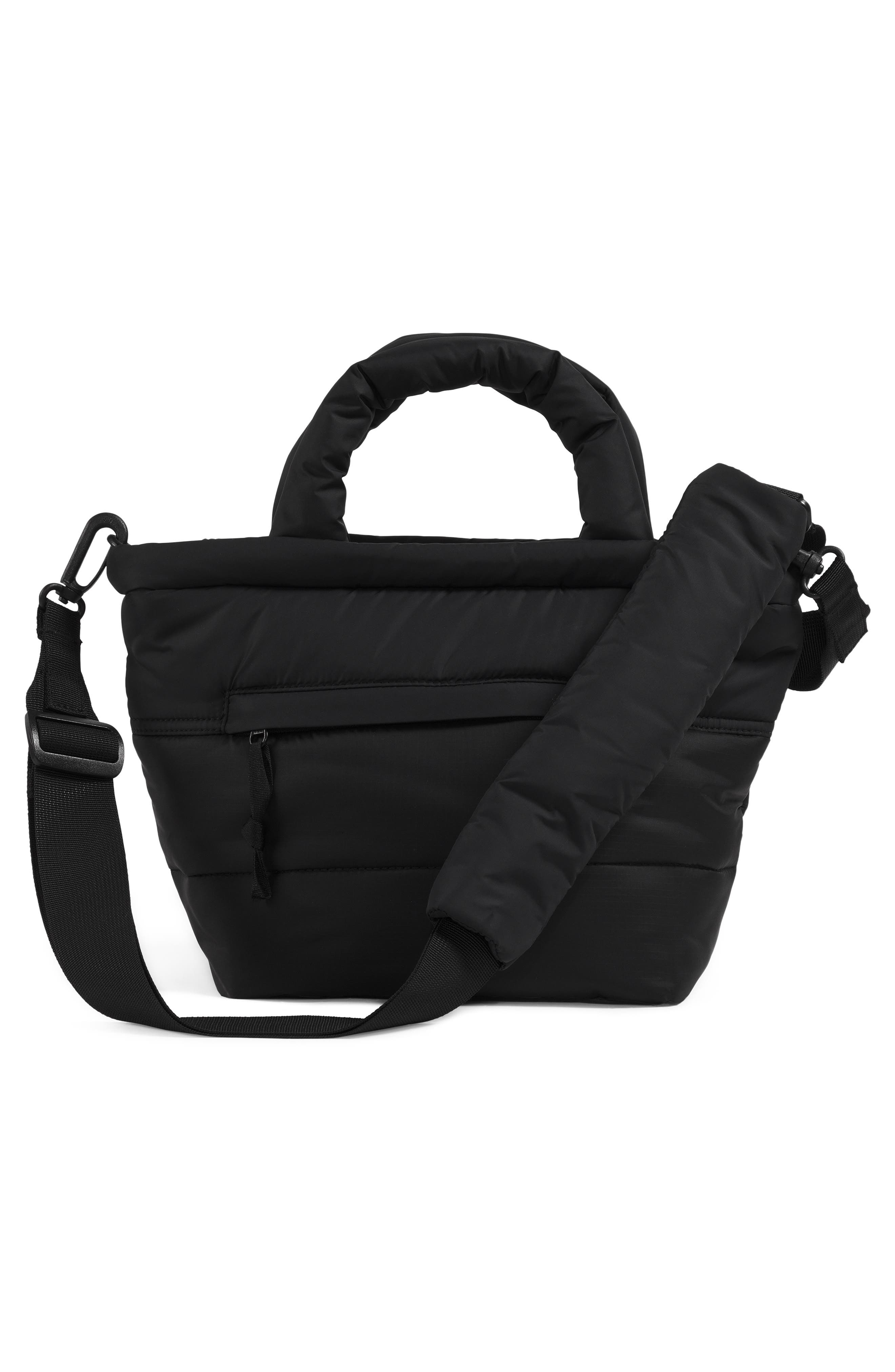 Mini Nuptse Bag, Alternate, color, TNF BLACK/ TNF WHITE