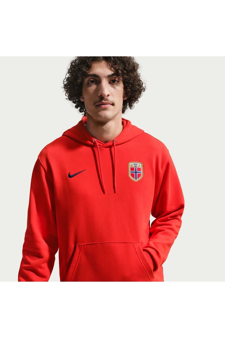 Men's Nike Red Norway National Team Club Hoodie, Alternate, color, Red