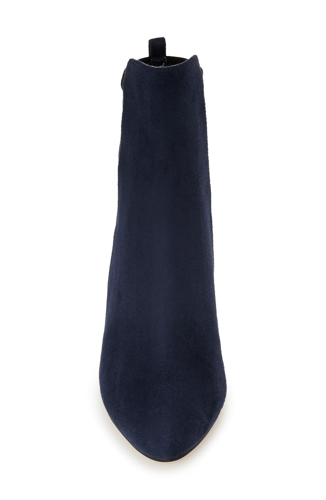 'Sunal' Almond Toe Bootie, Alternate, color, NAVY