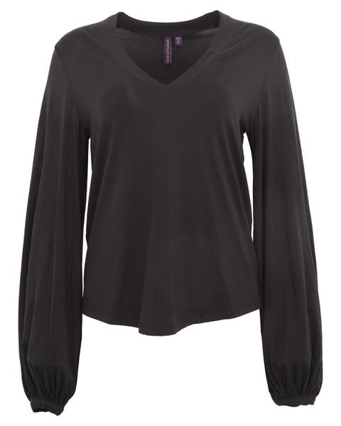 Val Long Sleeve V-neck Top
