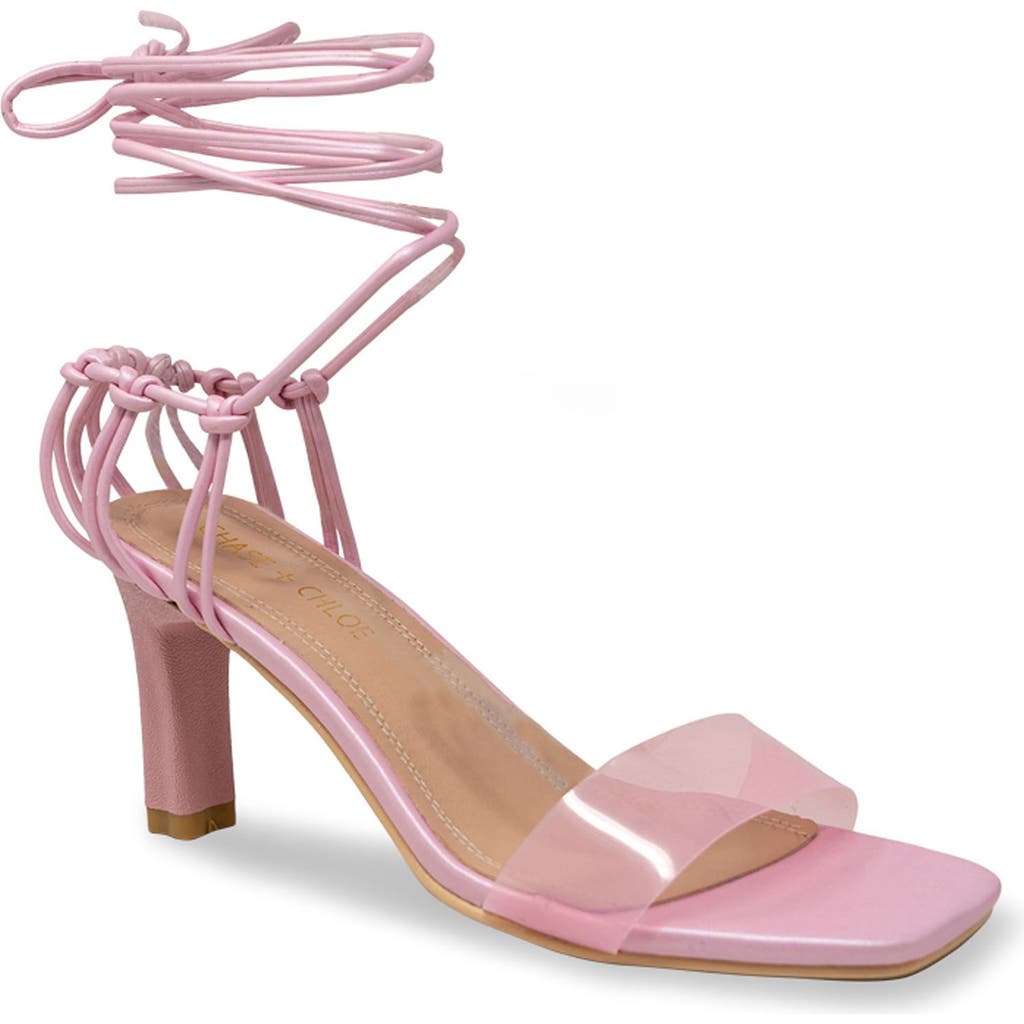 Chase & Chloe Chase And Chloe Vance Ankle Wrap Sandal