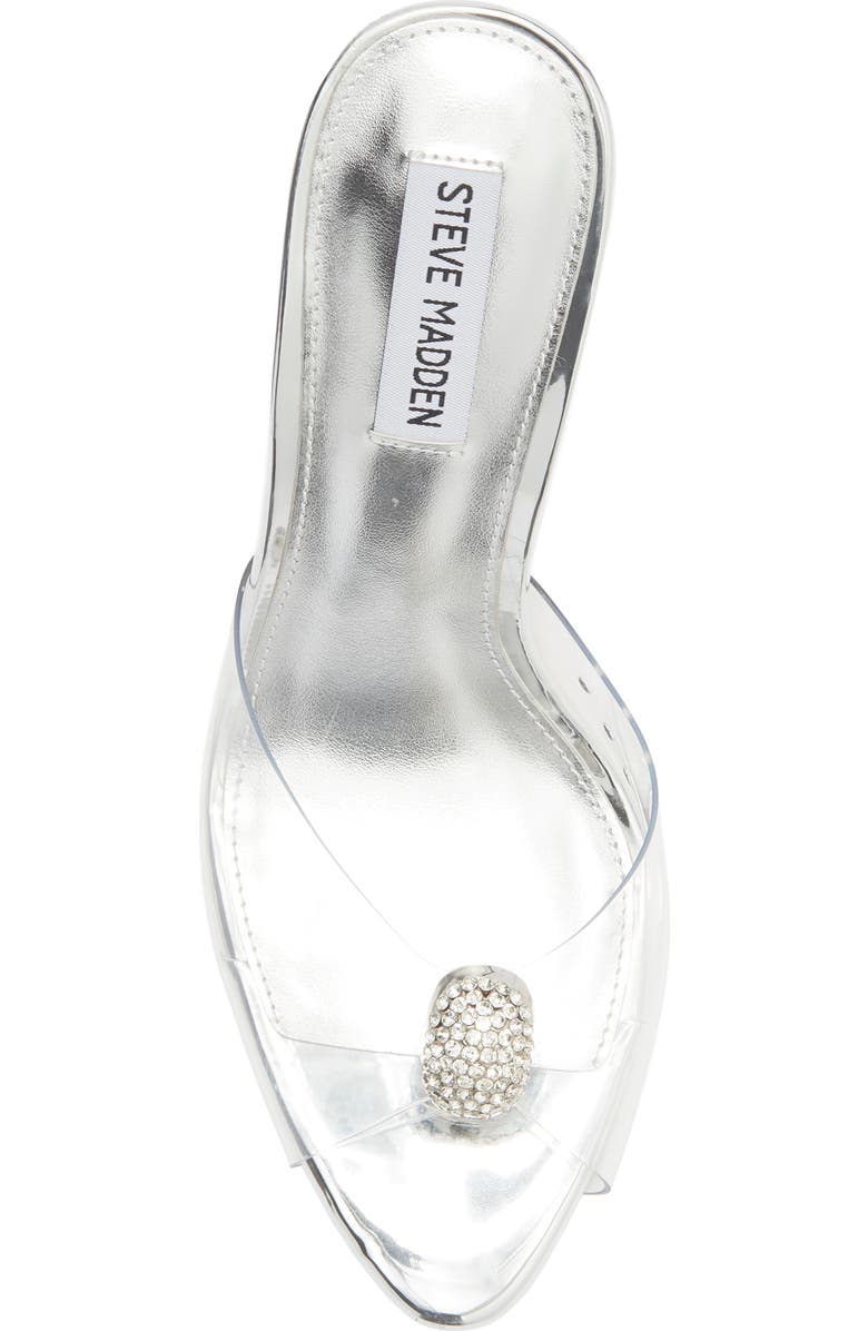 Steve Madden Tula Clear Slide Sandal, Alternate, color, Clear