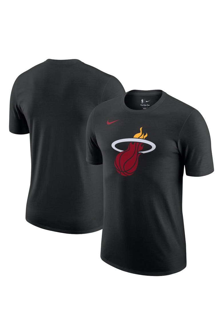 Men's Nike Black Miami Heat Essential T-Shirt, Main, color, Black