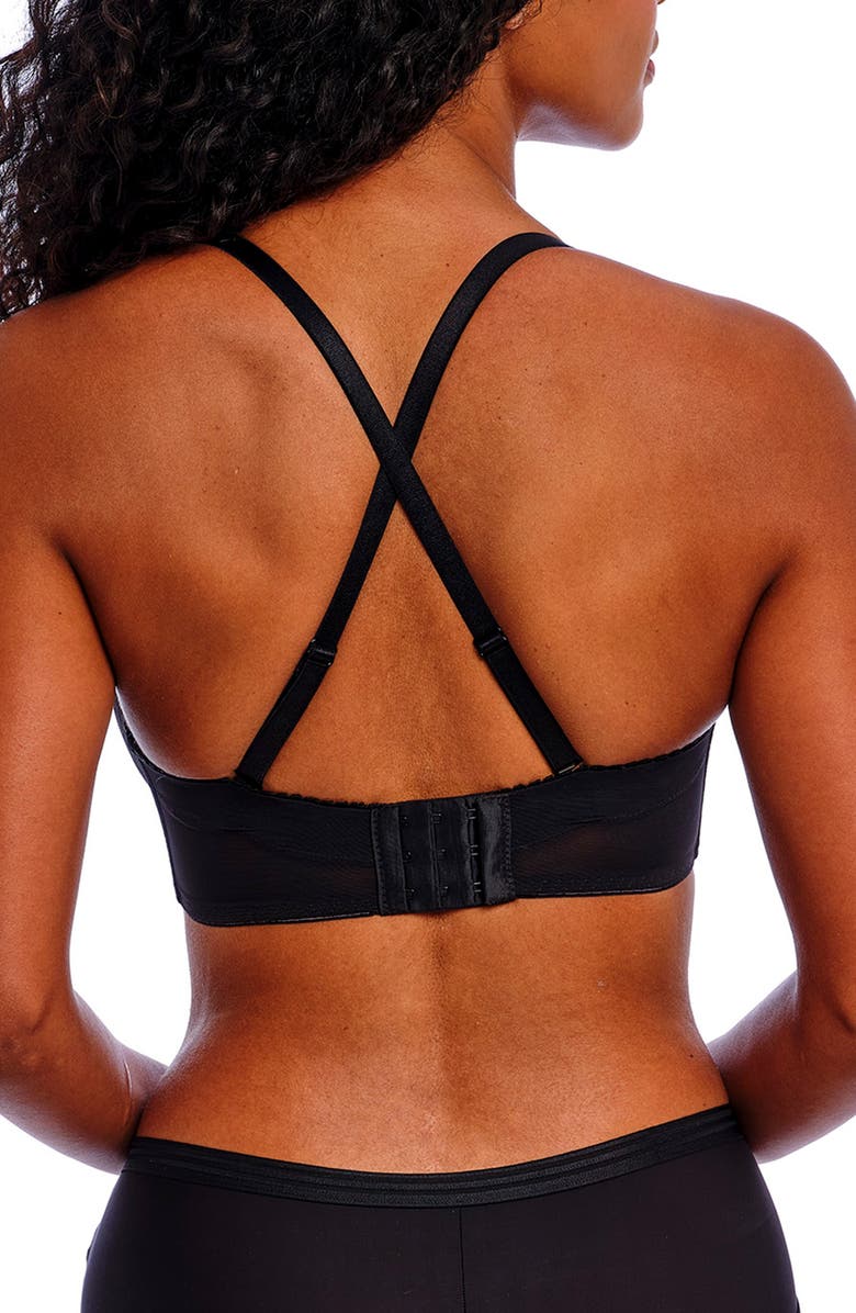 Freya Tailored Molded Underwire Bra, Alternate, color, Black