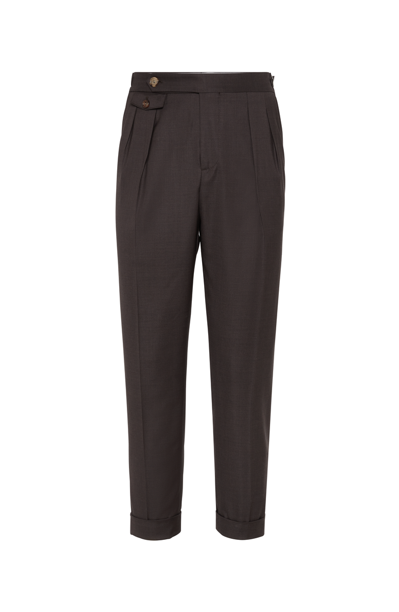Brunello Cucinelli Virgin wool trousers, Main, color, 