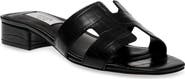 Steven New York Hutchy Croc Embossed Sandal