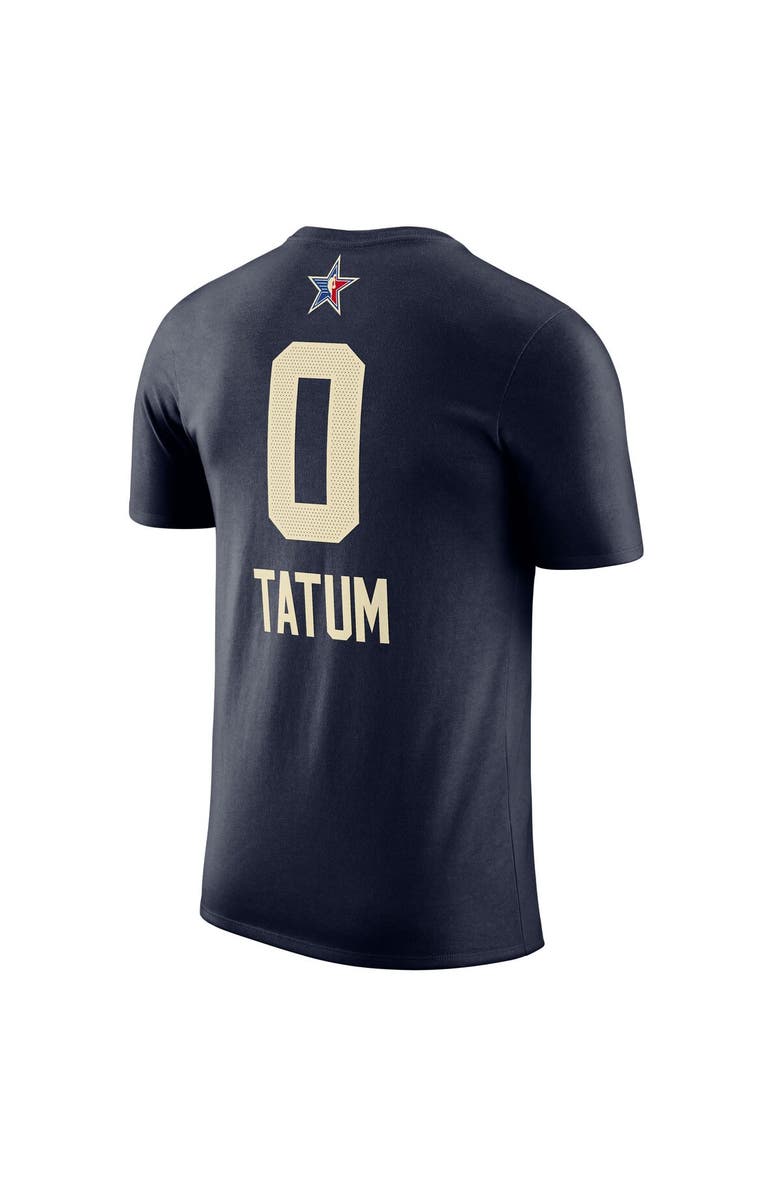Jordan Brand Men's Jordan Brand Jayson Tatum Navy 2024 NBA All-Star Game Player Name & Number T-Shirt, Alternate, color, 