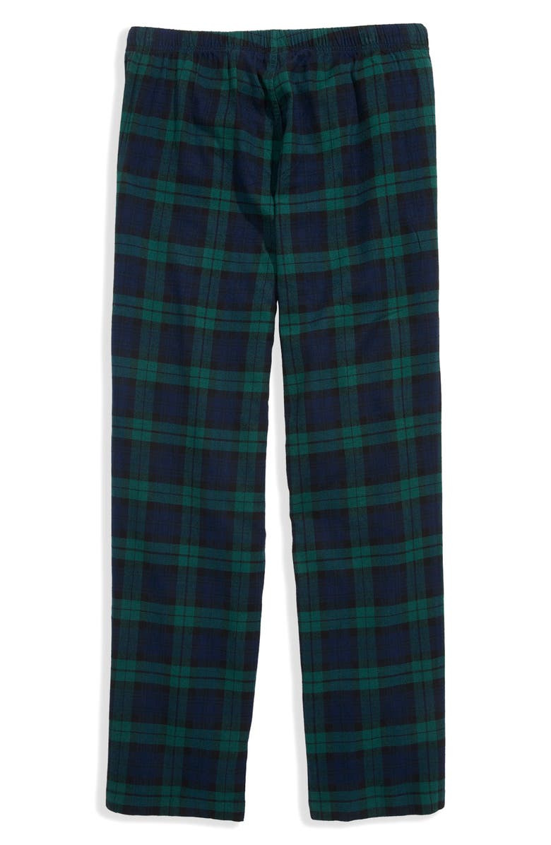 vineyard vines Holiday Print Flannel Lounge Pants, Alternate, color, Charlston