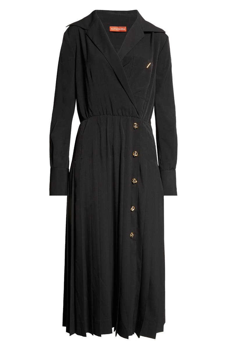 Altuzarra Geraldine Long Sleeve Midi Shirtdress, Alternate, color, 