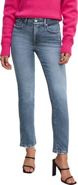 Good American Good Legs Straight Leg Jeans