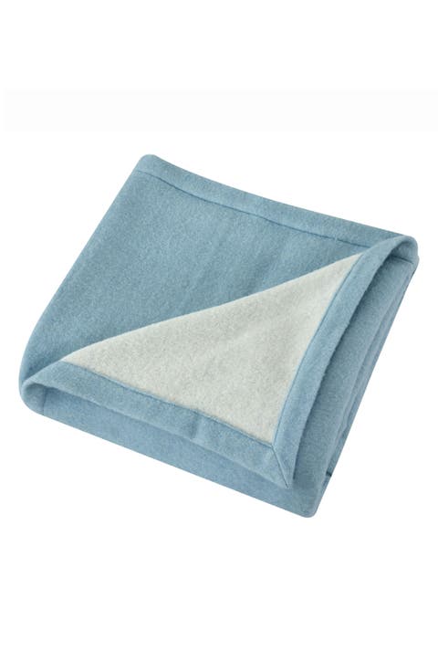 Self Hem Merino Wool Blanket