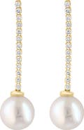EFFY Freshwater Pearl & Diamond Earrings