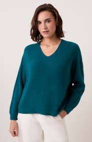 Celtic & Co. Ribbed V-Neck Jumper