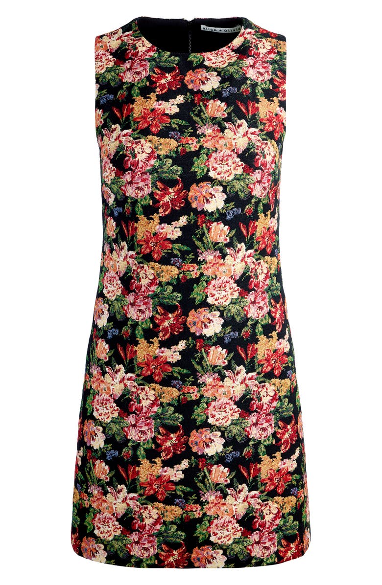 Alice + Olivia Coley Slim Fit Minidress, Alternate, color, Multi