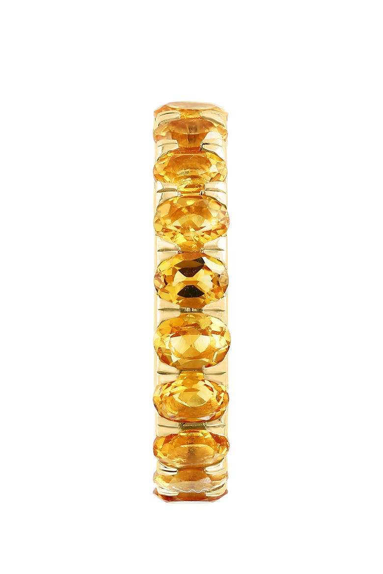 14K Yellow Gold Citrine Eternity Band Ring, Alternate, color, 14K Gold