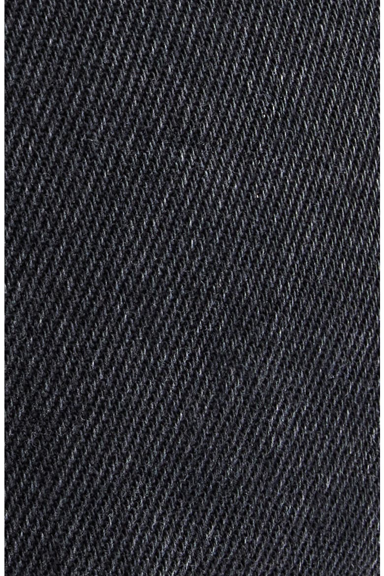 Silviana Pintuck Slim Fit Jeans, Alternate, color, BLACK