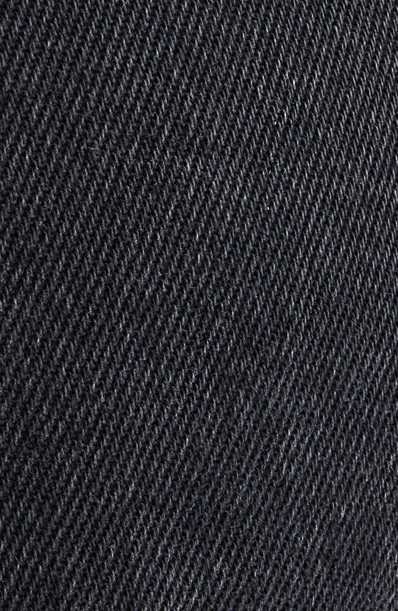 Isabel Marant Silviana Pintuck Slim Fit Jeans, Alternate, color, Black