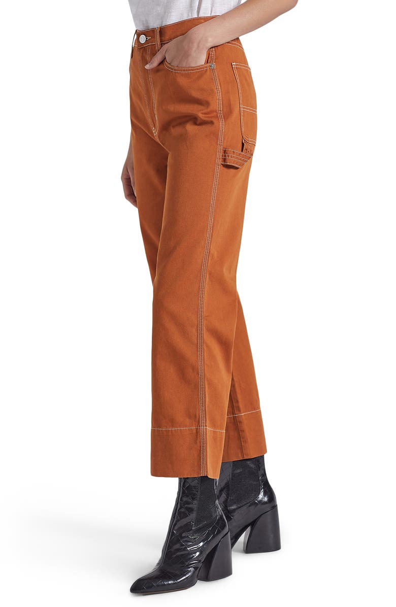 Current/Elliott The Carpenter High Waist Crop Pants, Alternate, color, 