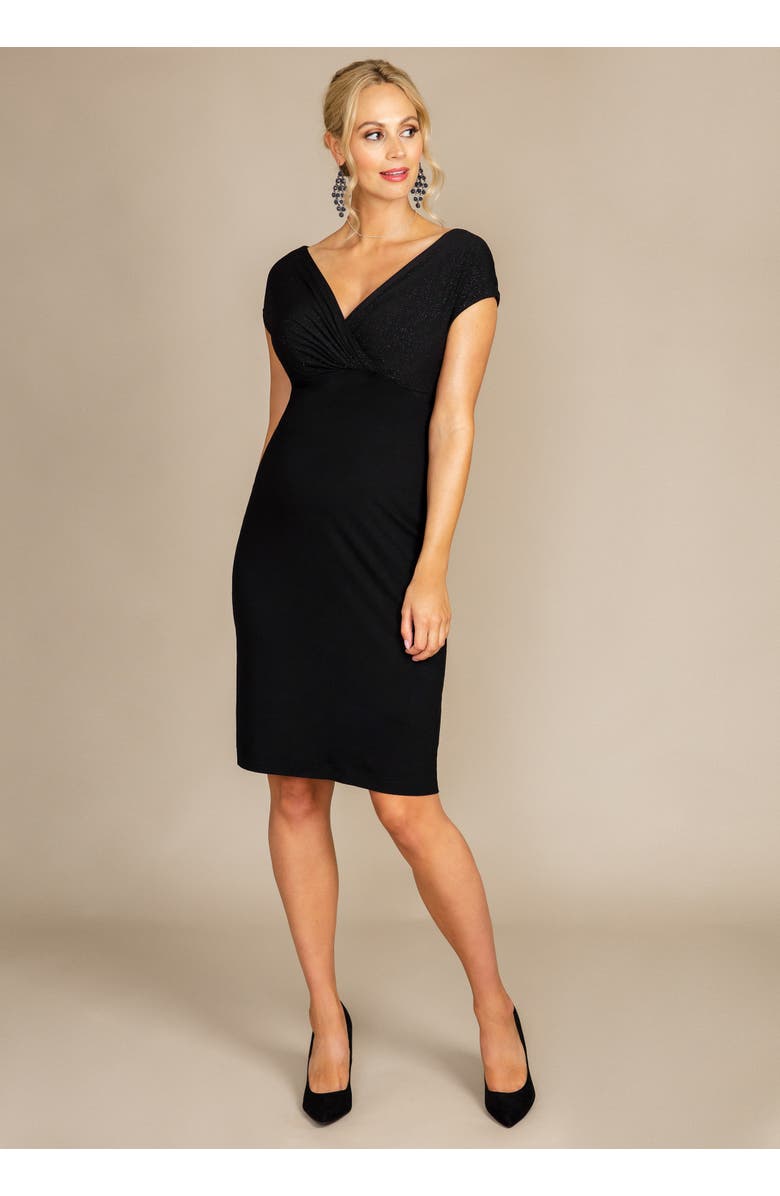 Tiffany Rose Maternity Bardot Maternity Shift Dress, Alternate, color, Night Sky