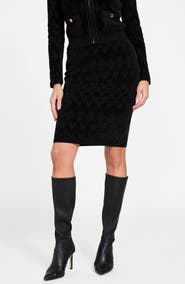 Marciano Adele Chenille Pencil Skirt