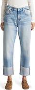 Mavi Jeans Savannah Cuffed High Waist Relaxed Straight Leg Jeans