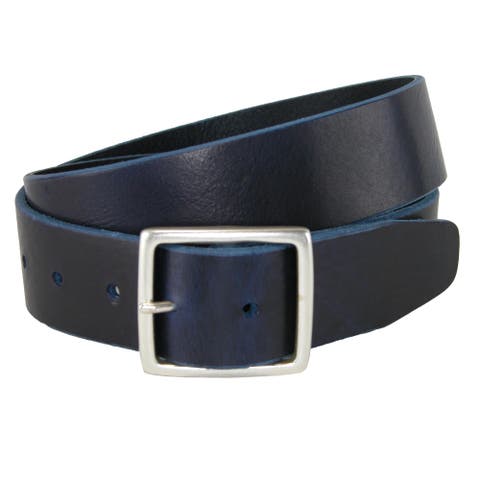 Men's Douglas Center Bar Pull Up Casual Leather Jean Belt