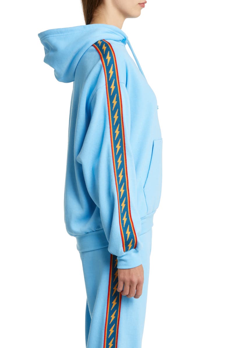 Aviator Nation Bolt Stripe Relaxed Fit Hoodie, Alternate, color, 