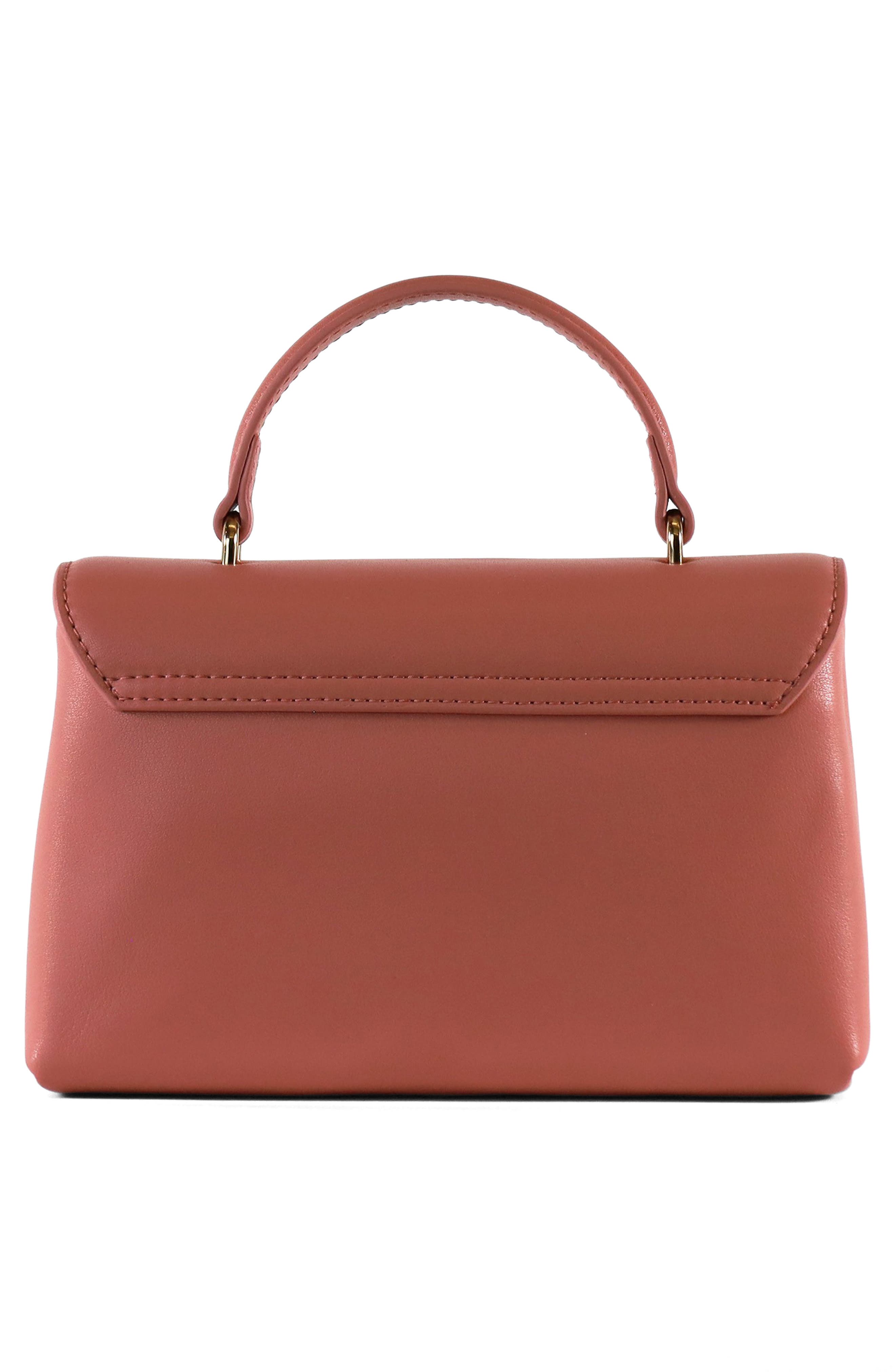 Sam Edelman Loriane Top Handle Bag, Alternate, color, Coral