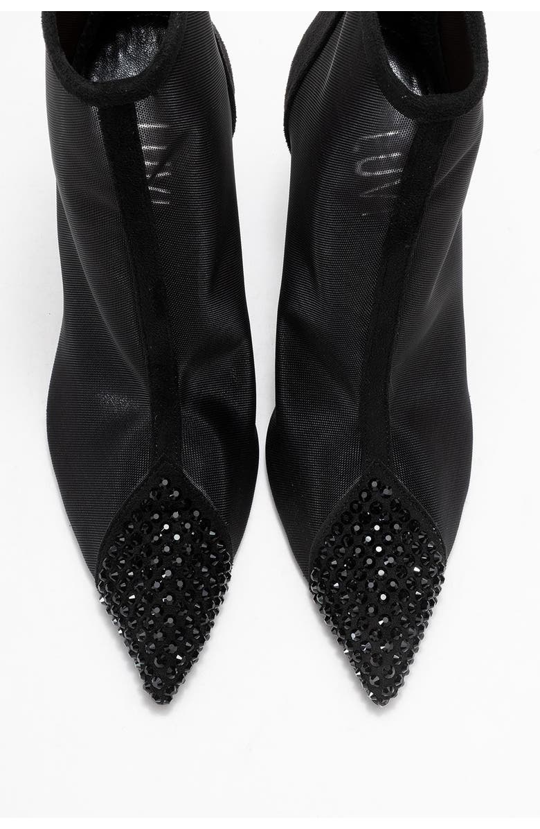 Prologue Shoes Farella Mesh Embellished Back-Zip Bootie, Alternate, color,