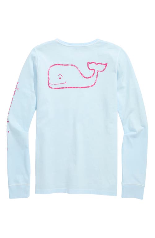 Vineyard Vines Whale Graphic Long Sleeve Pocket T-shirt In Blue