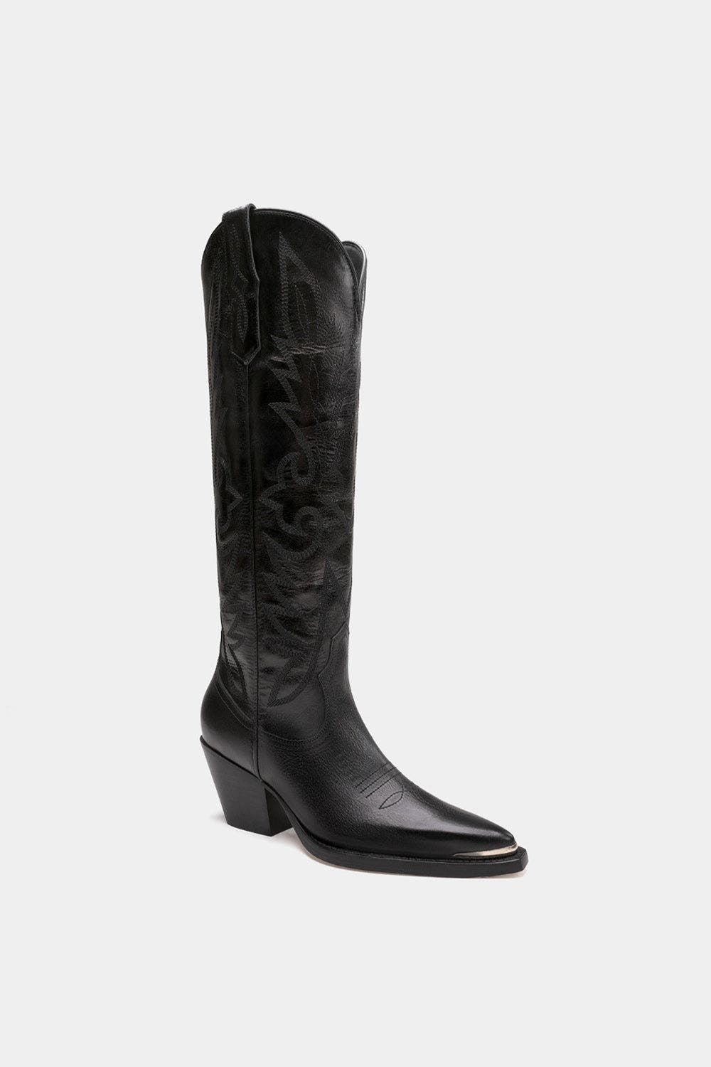 Dante Western Fashion Leather Boots Gilia, Main, color, Black