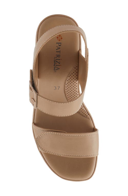 Patrizia By Spring Step Sandlin Adjustable Sandal In Beige