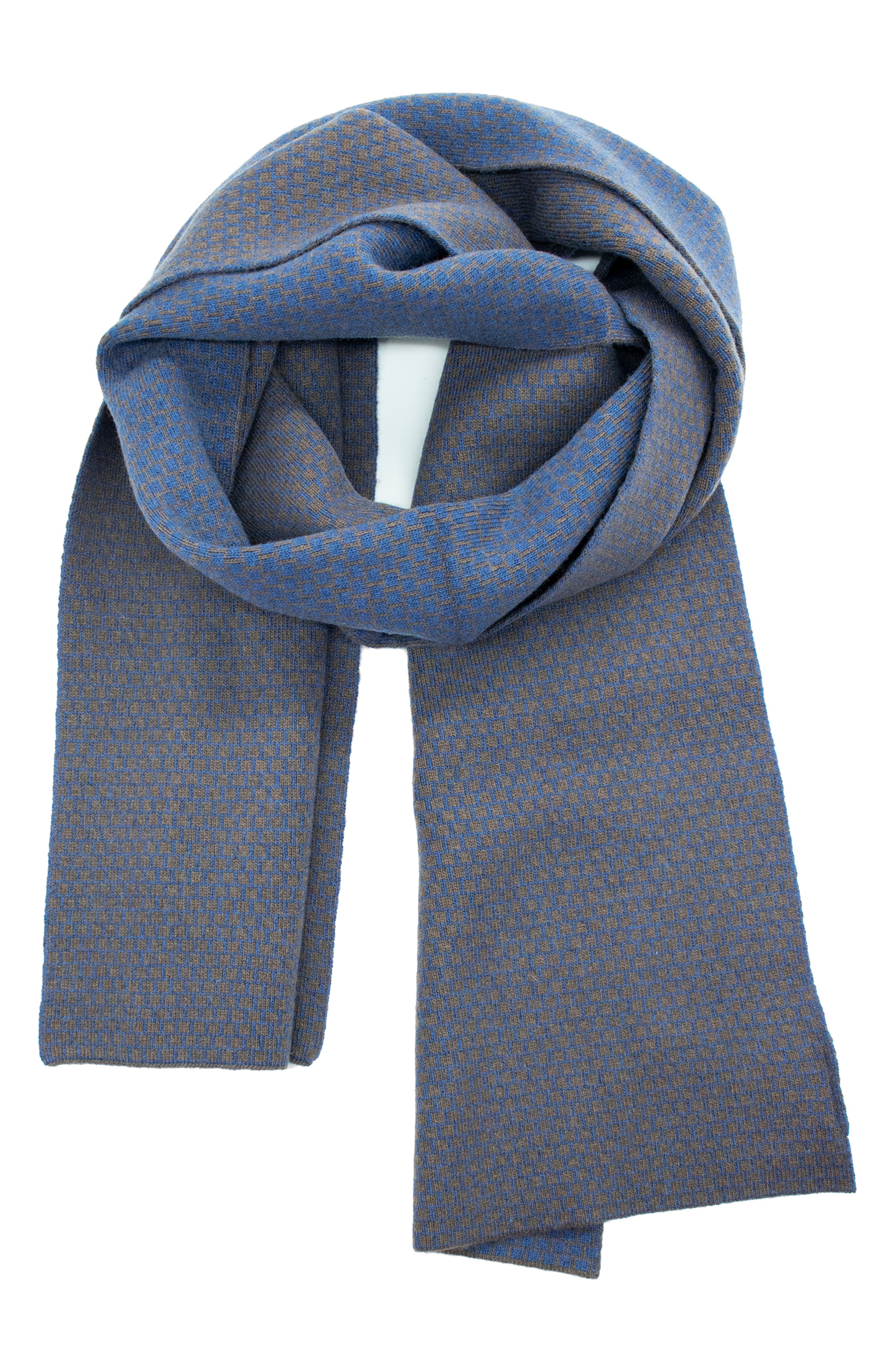 Portolano Geometric Knit Scarf