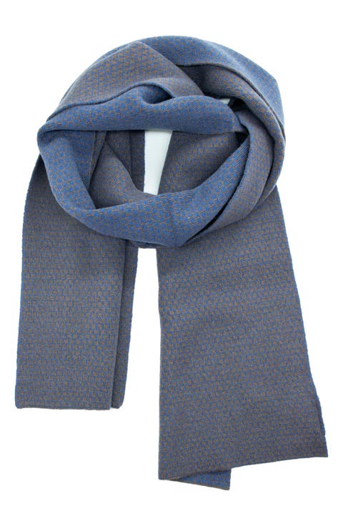 Geometric Knit Scarf