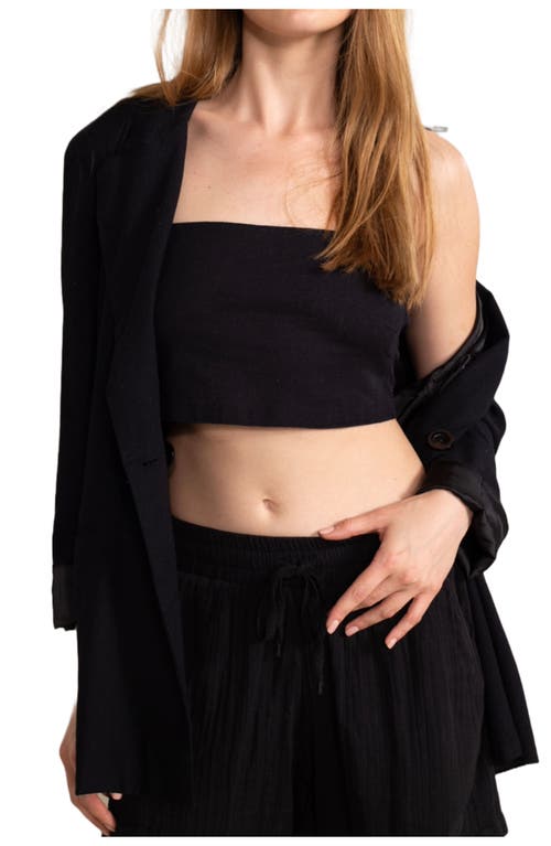 Shop Gottex Beach Life Resort Tie Swim Cover Up Top In Black