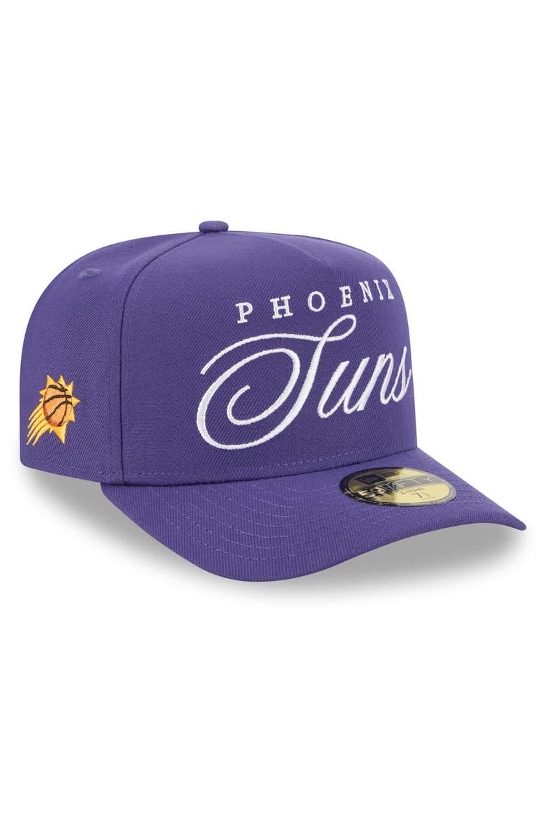 Men's New Era Purple Phoenix Suns 2025 NBA Draft A-Frame 59FIFTY Fitted Hat, Main, color, Purple