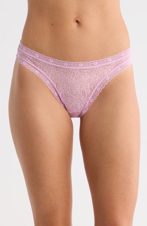 Assorted 5-Pack Lace Thongs