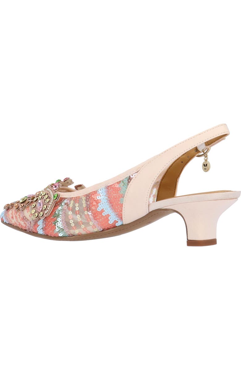 J. Reneé Strovanni Slingback Pump, Alternate, color, Pink/ Pastel